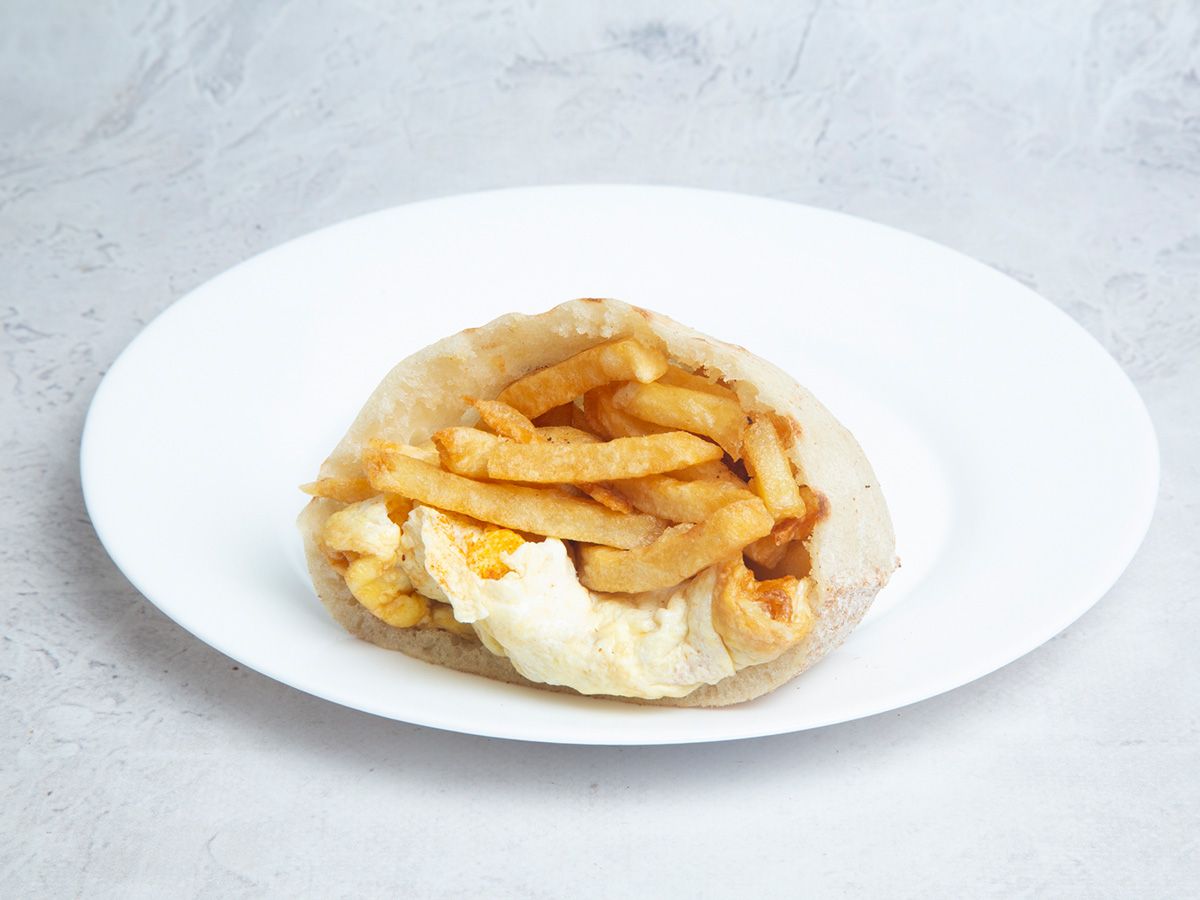 Sandwich Omelette Potatoes