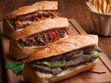 Oriental Sausage Sandwich