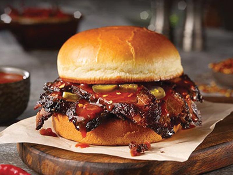 Texas Hot Brisket Sandwich Platter