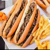French Fries With Liver Sandwich