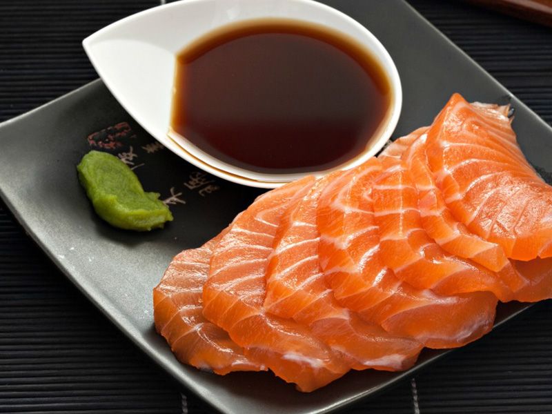 Sashimi Salmon Sushi 5 Pic