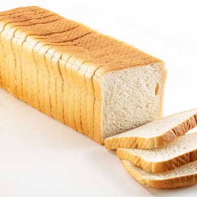 Saturated bread slices