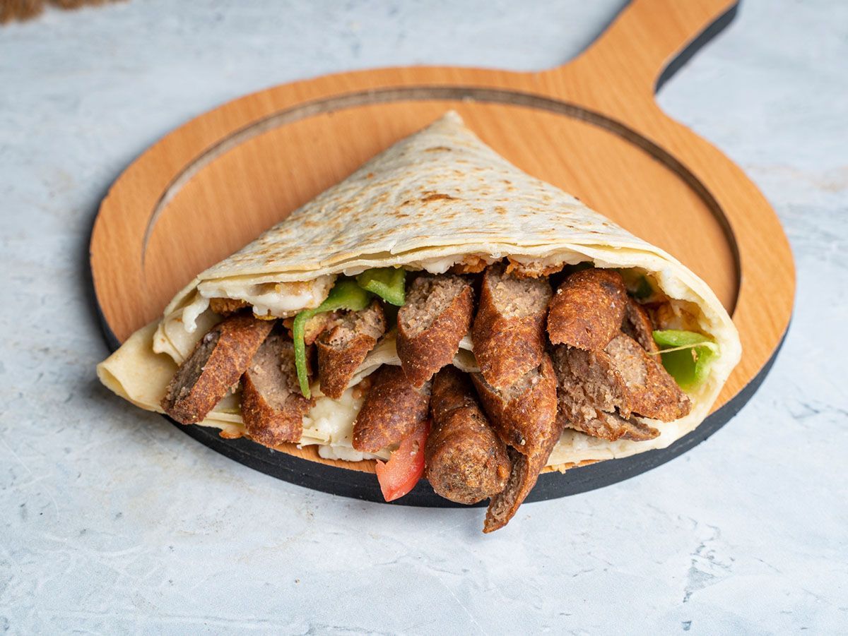 Alexandrian Sausage Crepe