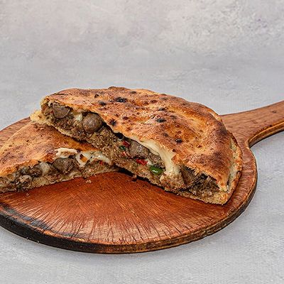 Hawawshi with sausage
