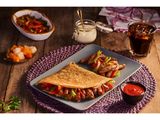 Sausage With French Fries Crepe