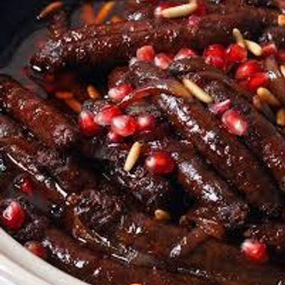 Sausage With Pomegranate Molasses