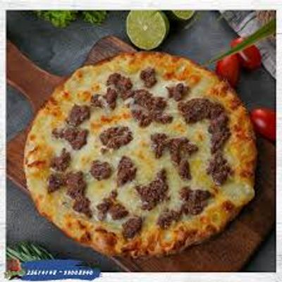 Sausage and cheese manakish