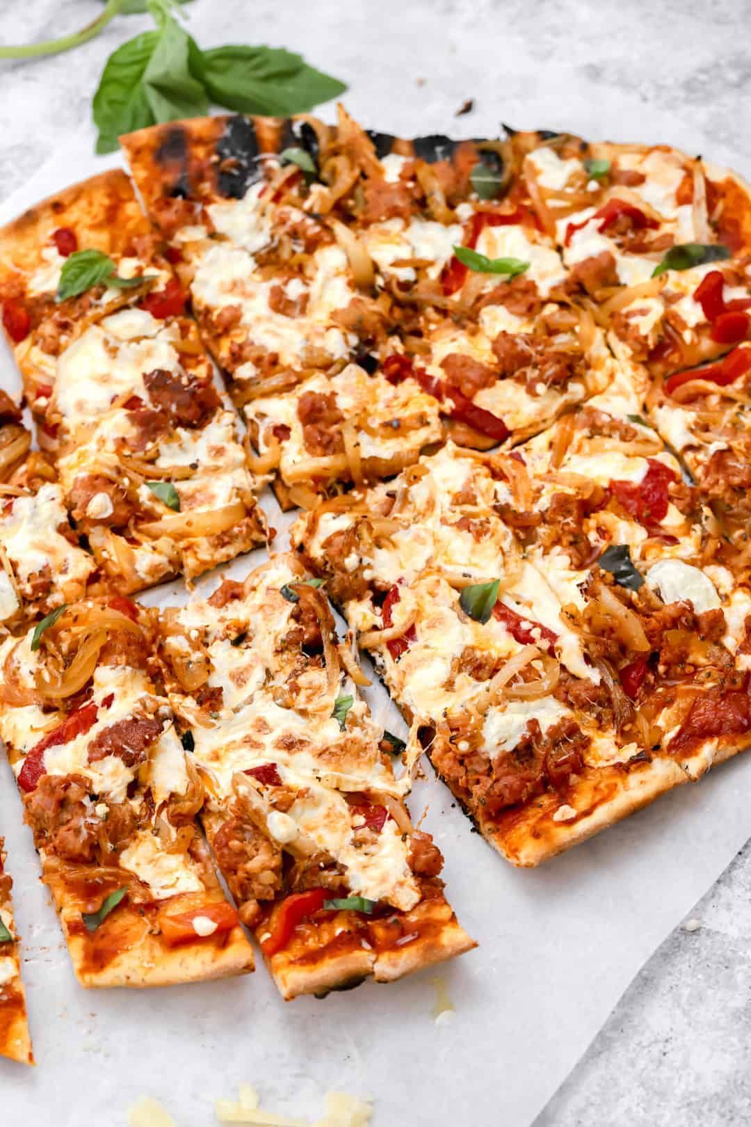 Sausage and meat Italian Pizza