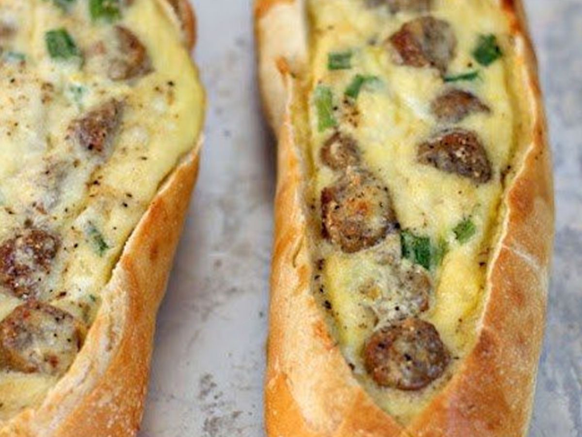 Sausage egg sandwich