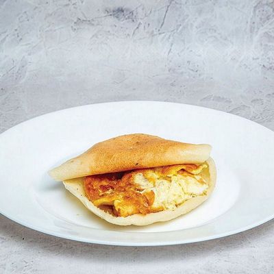 Sausage Omelet Sandwich