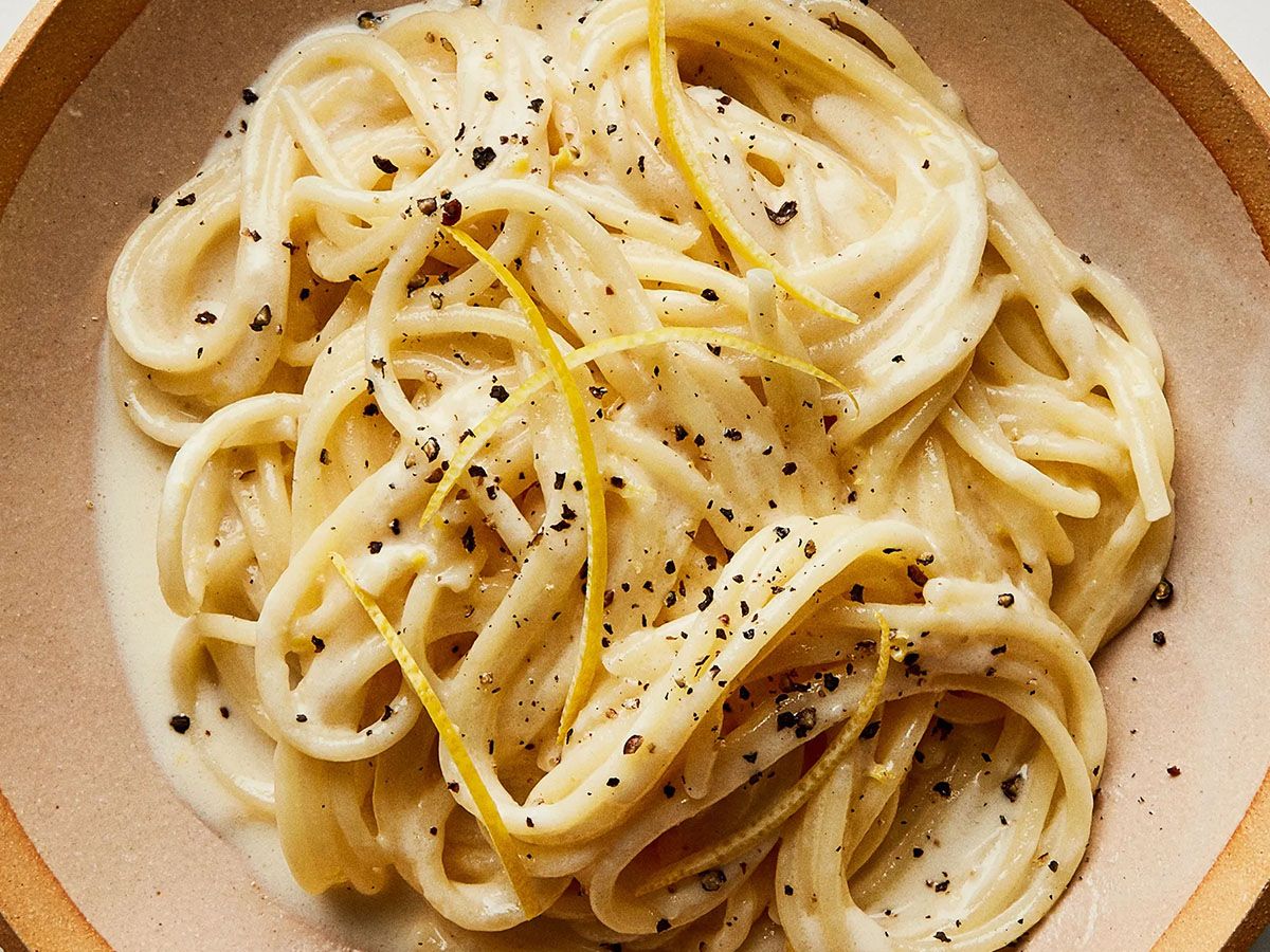 Sautee pasta rose