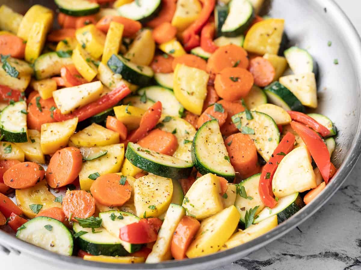 Sauteed Vegetables Platter
