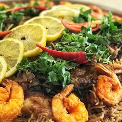 Sayadiyah Rice with Shrimp