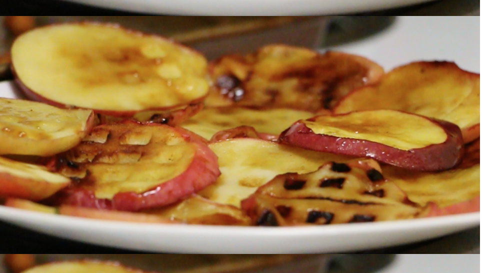Nutella With Apple Waffle
