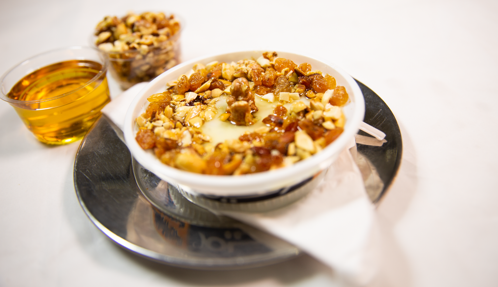 Rice Pudding With Honey And Nuts