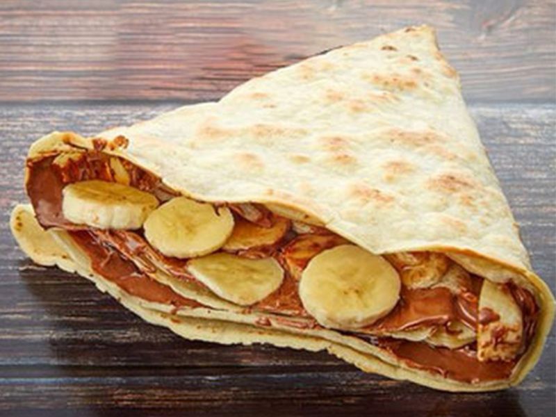 Nutella Chocolate With Banana Crepe