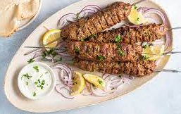 Grilled Seafood Kofta Platter