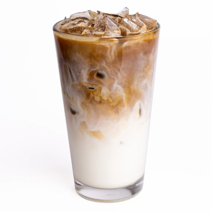 Iced coffee latte