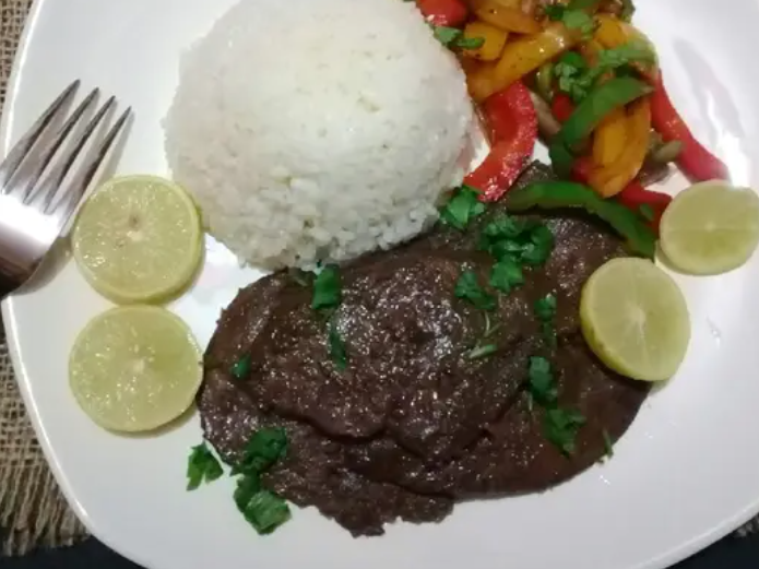 Rice With Liver Grill