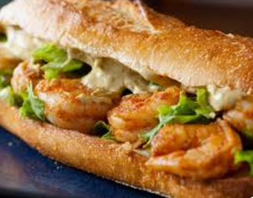 Caribbean Shrimp Sandwich