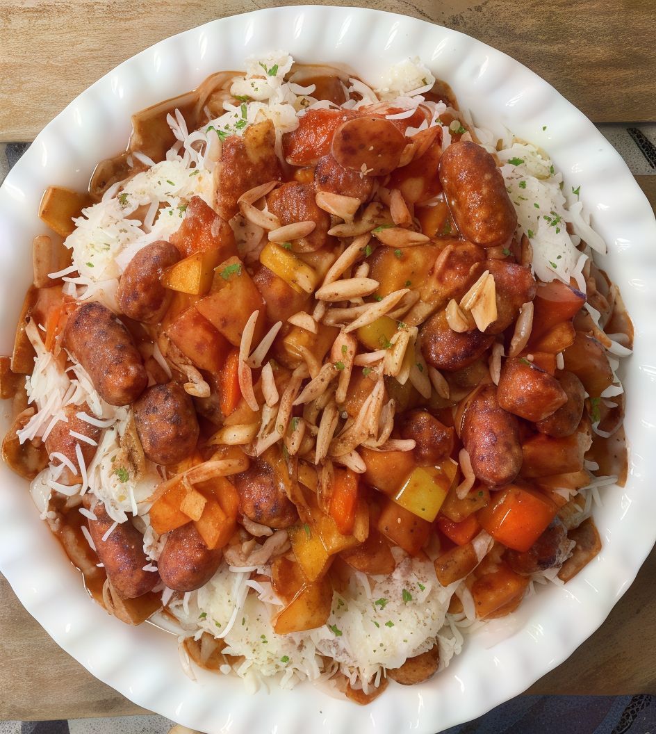 Sausage Fatteh