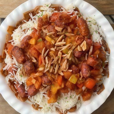 Sausage Fatteh