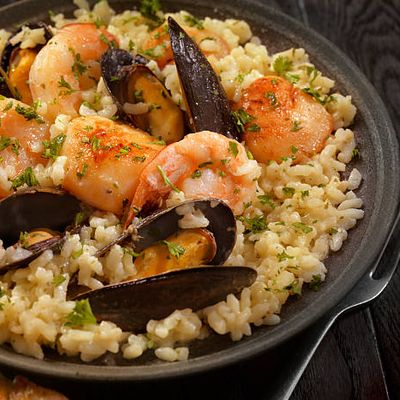 Peeld Sea Food Rice with Mayonnaise