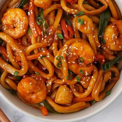 Seafood noodles