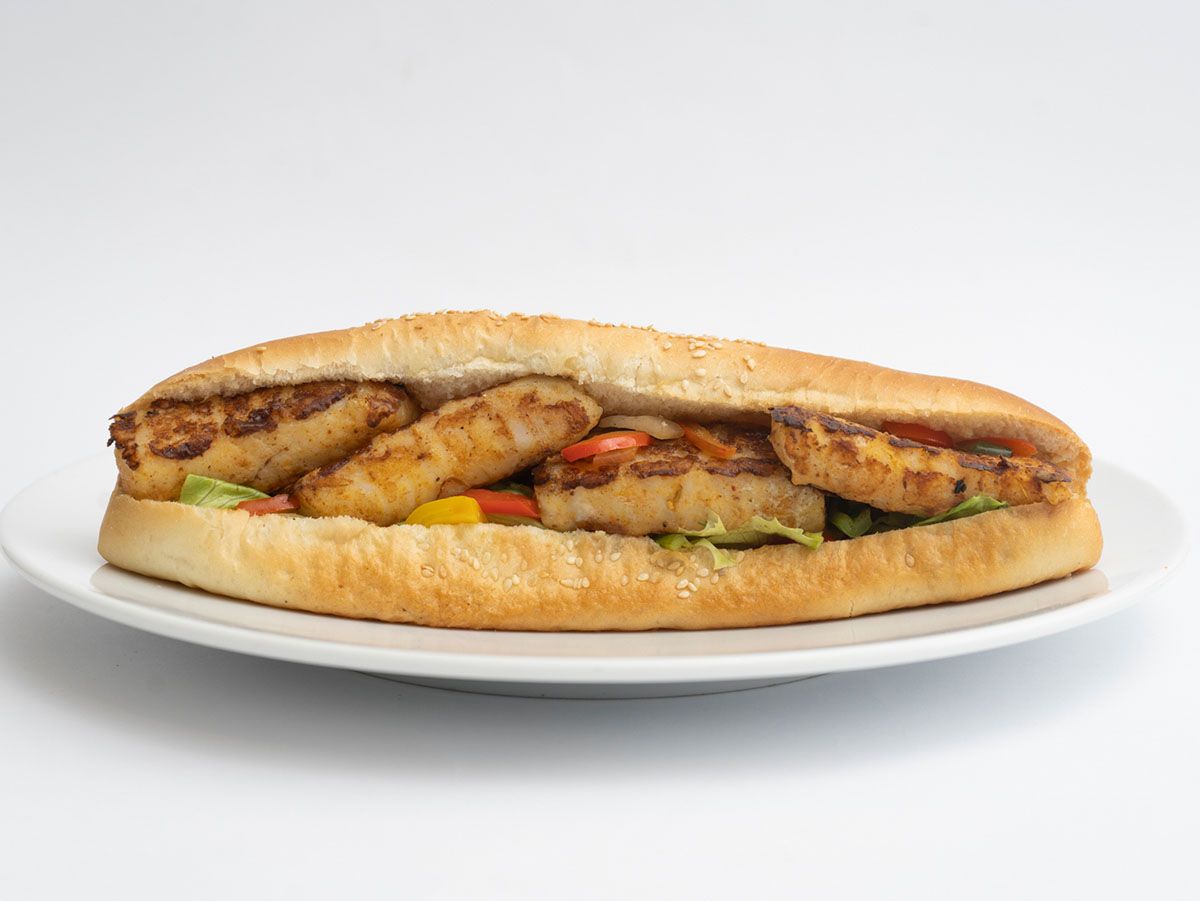 Grilled Fish Fillet Sandwich