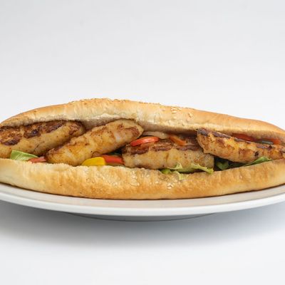 Grilled Fish Fillet Sandwich