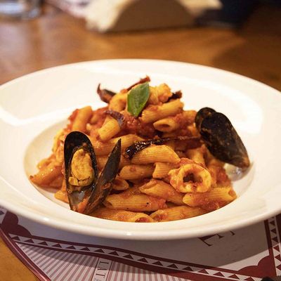 Seafood Arrabbiata Pasta