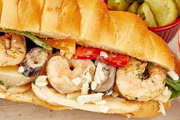 Seafood Fajita Sandwich
