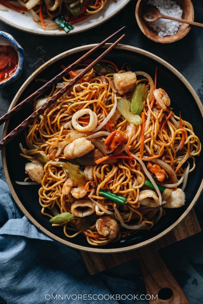 Seafood Noodles Soup