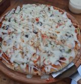 Seafood Ranch Pizza