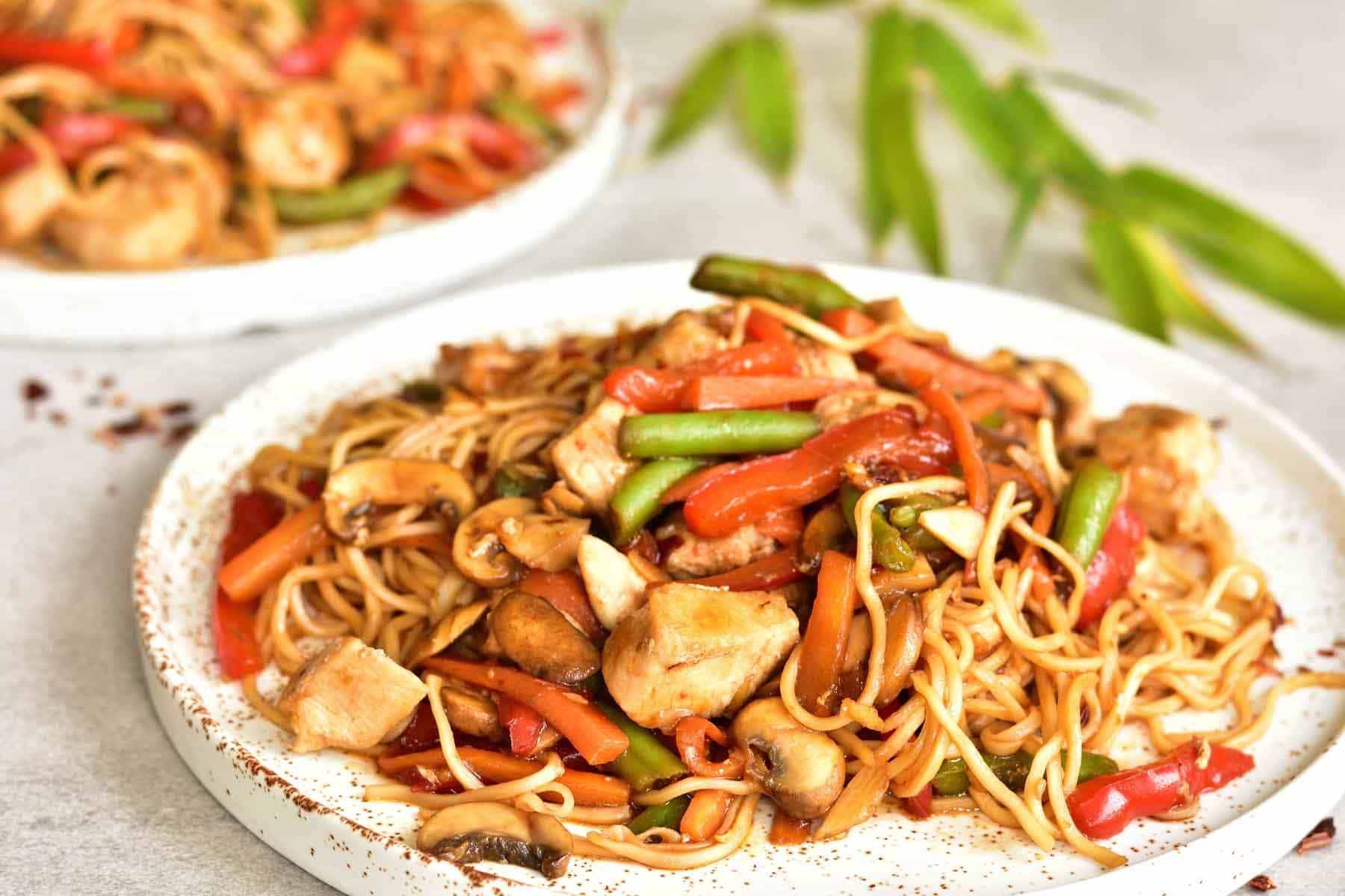 Seafood Sweet And Sour Noodles
