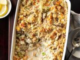 Mixed seafood casserole
