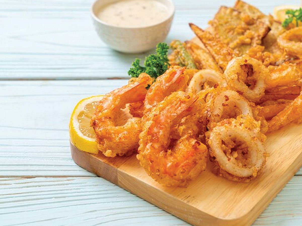 Seafood fried mix