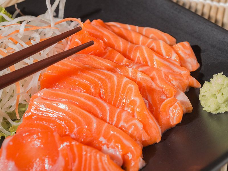 Sake Salmon Sashimi