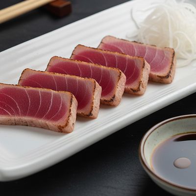Grilled Tuna Sashimi - 4 pieces