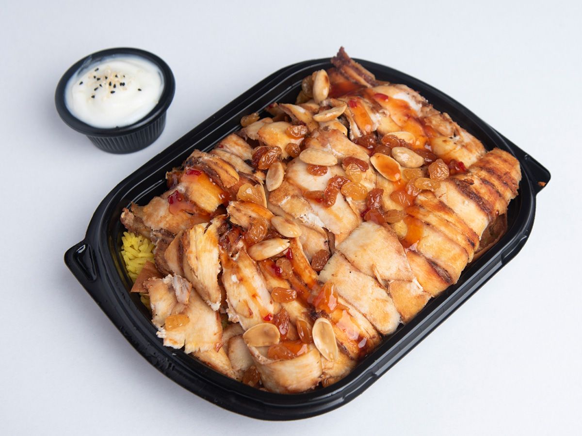 Chicken shawerma fatteh