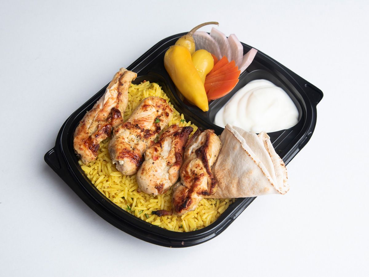 Fatayel Meal On Charcoal Chicken Shanks - 1 Person Meal