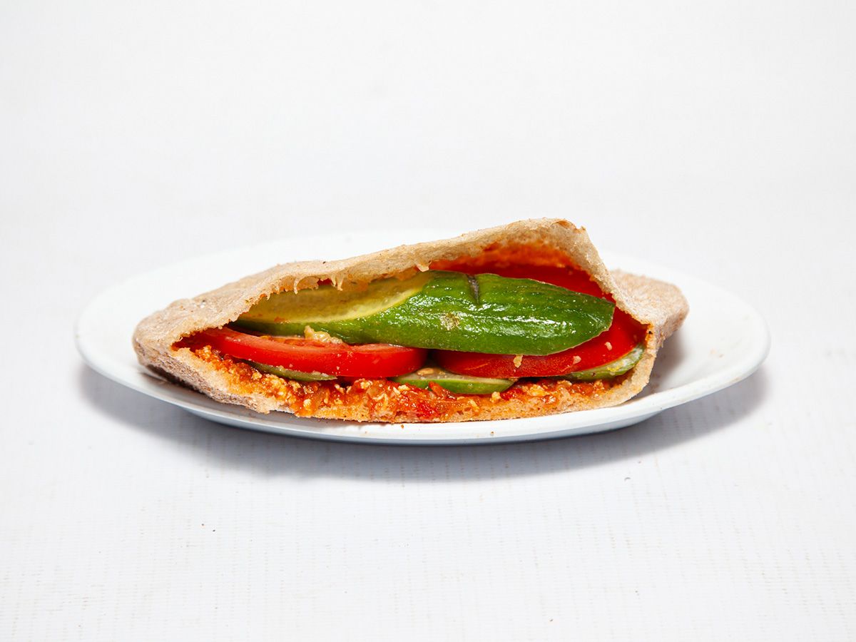Shakshouka Egg Sandwich