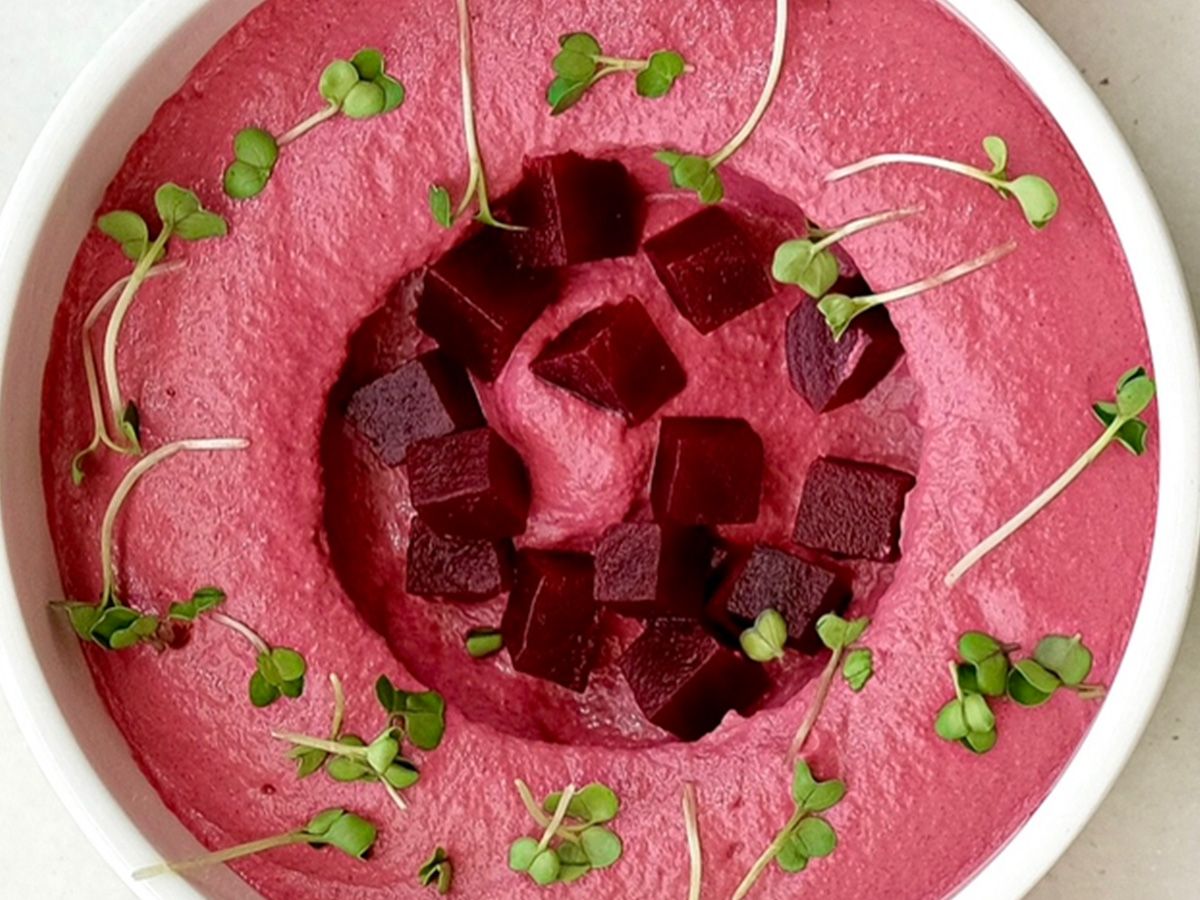Beetroot with tahini