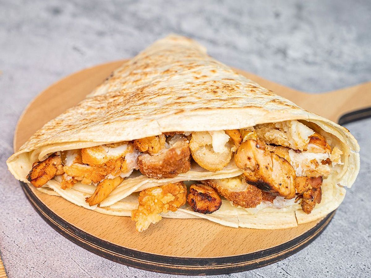 Shamandy Panné Crepe - Chicken Shawarma - Strips - Smoked Turkey - Hot Dog