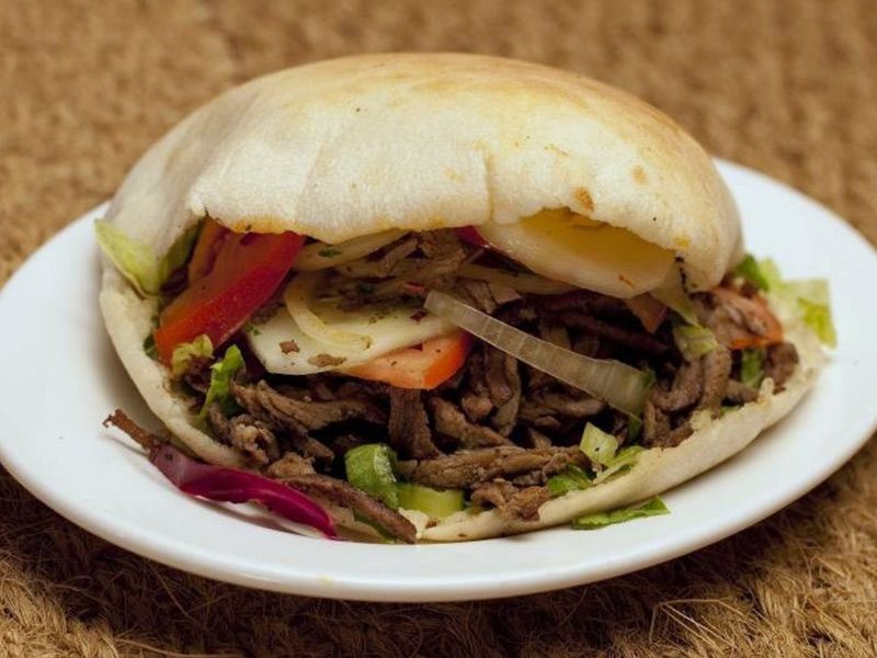 Egyptian Chicken Shawarma Sandwich