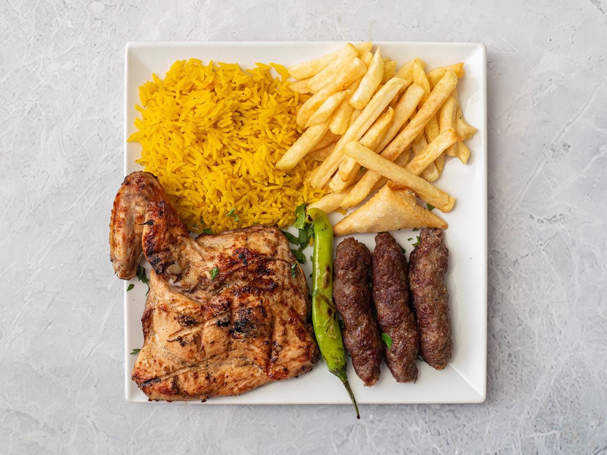 Kofta Meal With Charcoal Breast