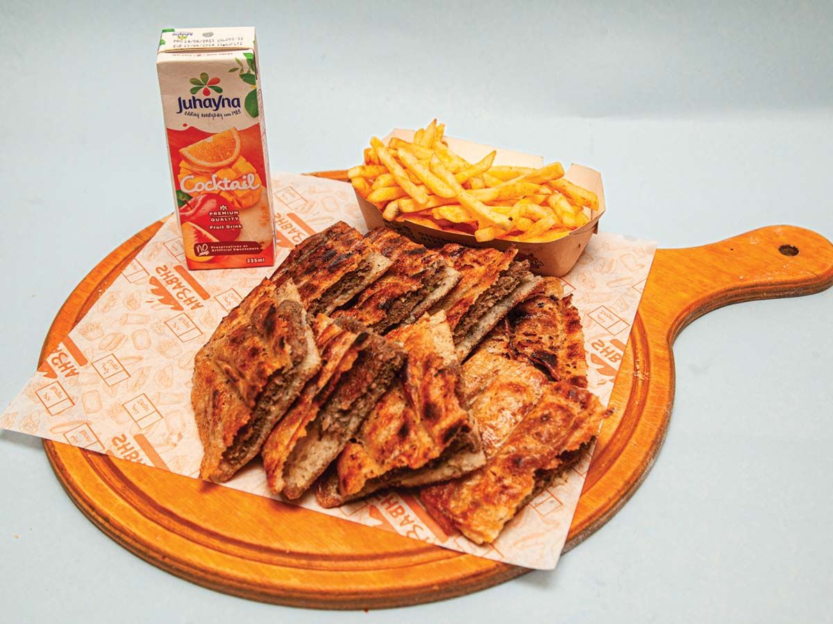 2 Charcoal Hawawshi With Fries And Big Cola Offer