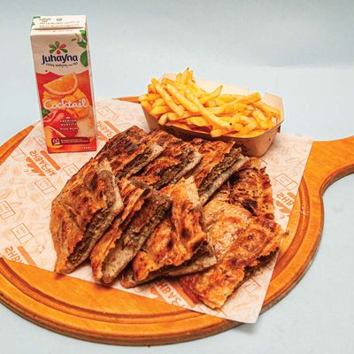 2 Charcoal Hawawshi With Fries And Big Cola Offer