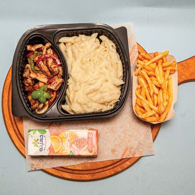 Shbaaha Penne Pasta With Chicken Fajita Meal With Pepsi