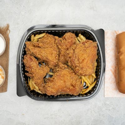 Half Broasted Chicken 5 Pieces